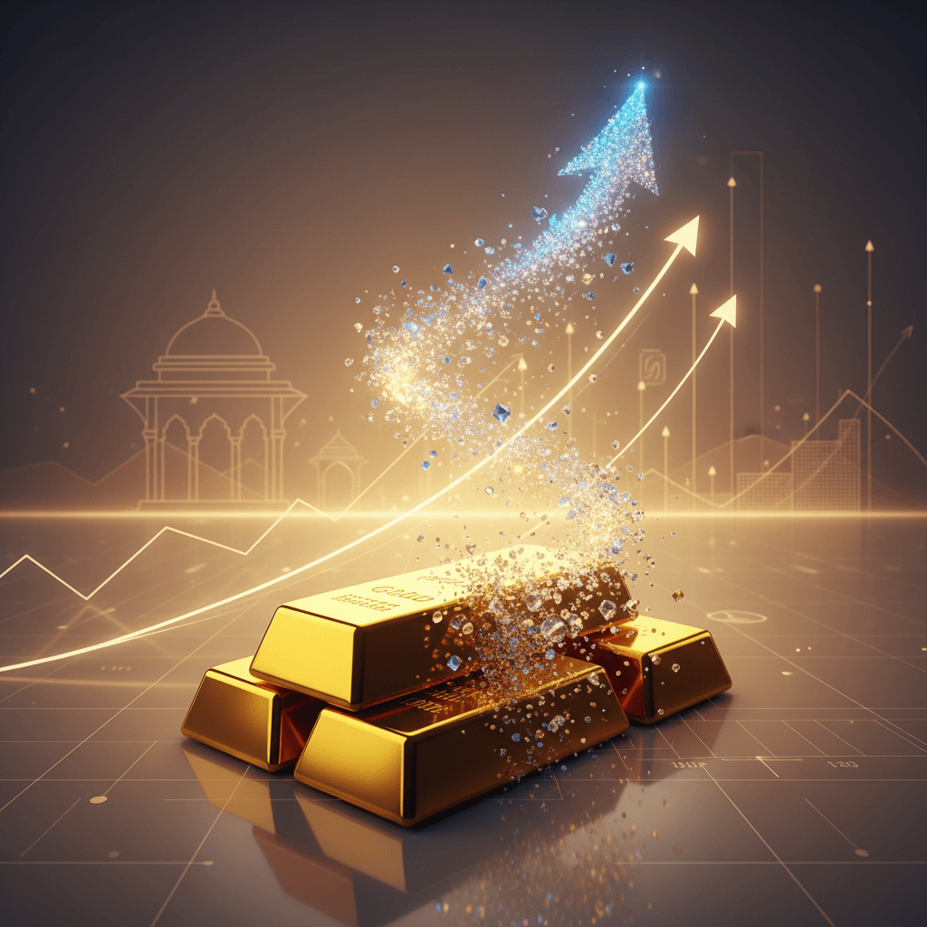 นักลงทุนอินเดียแห่ซื้อทอง ETF ทะลุ 1 แสนล้านรูปี สะท้อนกระแสหันมาถือทองผ่านช่องทางดิจิทัล