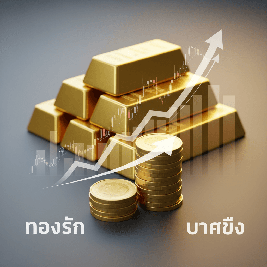 บาทแข็งแรง ธปท.เล็งคุมธุรกรรมทองหลังราคาโลกพุ่ง